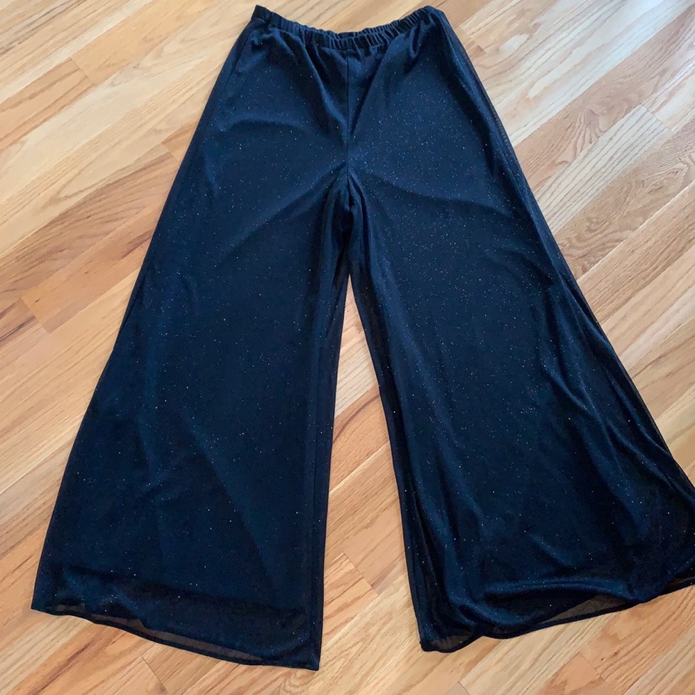 Dressbarn Palazzo Pants with sparkles